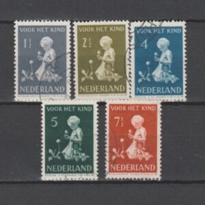 Nederland 1940 374-378 Kinderzegels gestempeld