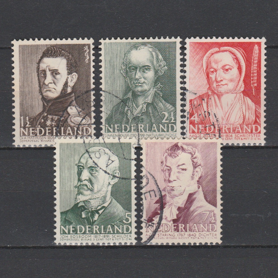 Nederland 1941 392-396 Zomerzegels gestempeld