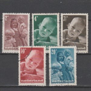 Nederland 1947 495-499 Kinderzegels gestempeld