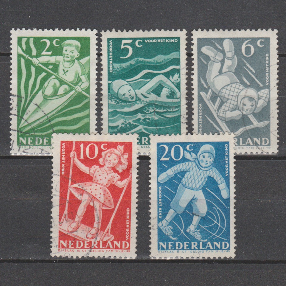 Nederland 1948 508-512 Kinderzegels gestempeld
