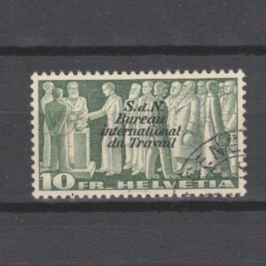 Zwitserland 1939 59 BIT gestempeld