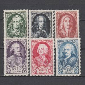 Frankrijk 1949 853-858 Beroemde mannen