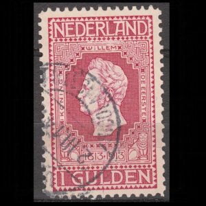 Nederland 1913 98 100 jaar Jubileum gestempeld