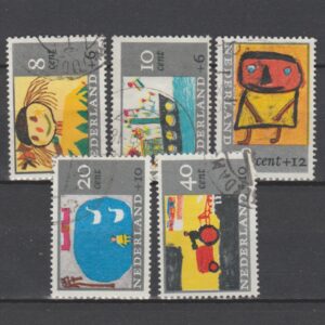 Nederland 1965 849-853 Kinderzegels gestempeld