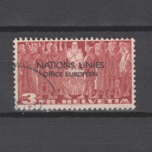 Zwitserland 1950 18 ONU gestempeld