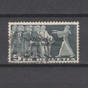 Zwitserland 1950 19 ONU gestempeld