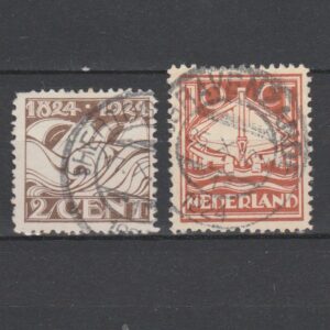 Nederland 1924 139-140 Reddingsmaatschappij gestempeld