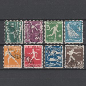 Nederland 1928 212-219 Olympiade Amsterdam gestempeld