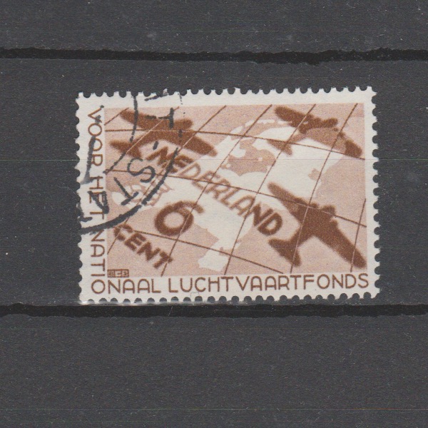 Nederland 1935 278 Luchtvaartfonds gestempeld