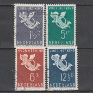 Nederland 1936 289-292 Kinderzegels gestempeld