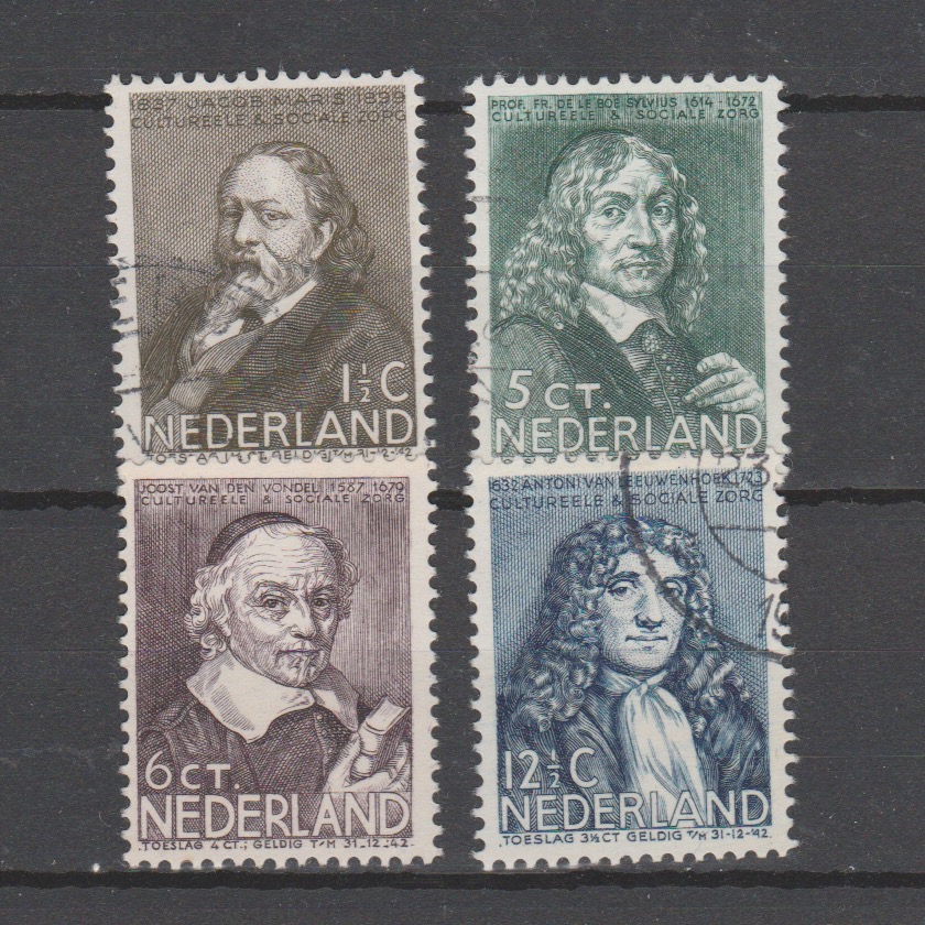 Nederland 1937 296-299 Zomerzegels gestempeld