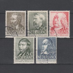 Nederland 1939 318-322 Zomerzegels gestempeld