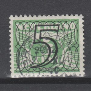 Nederland 1940 357 Tralie gestempeld