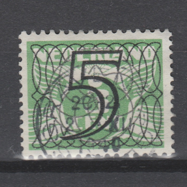 Nederland 1940 357 Tralie gestempeld