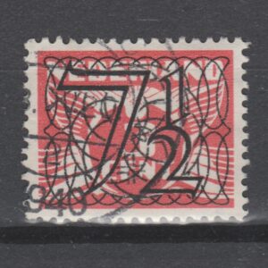 Nederland 1940 358 Tralie gestempeld