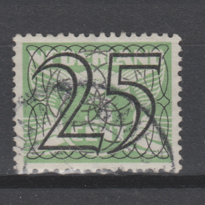 Nederland 1940 364 Tralie gestempeld