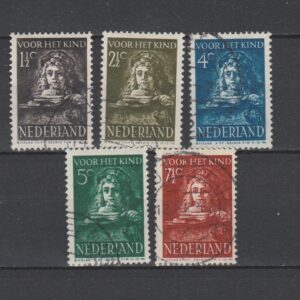 Nederland 1941 397-401 Kinderzegels gestempeld