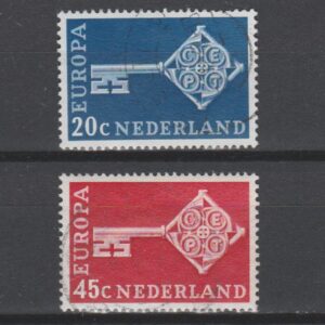Nederland 1968 906-907 Europazegels gestempeld
