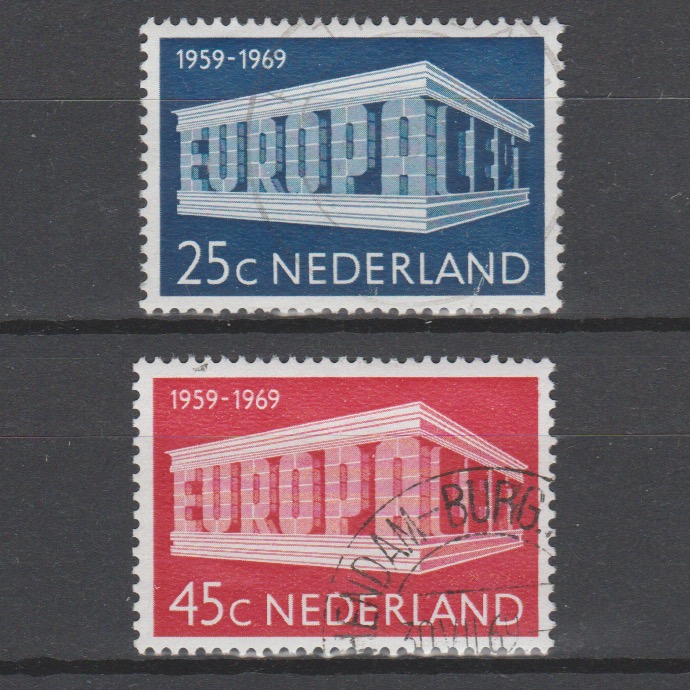 Nederland 1969 925-926 Europazegels gestempeld