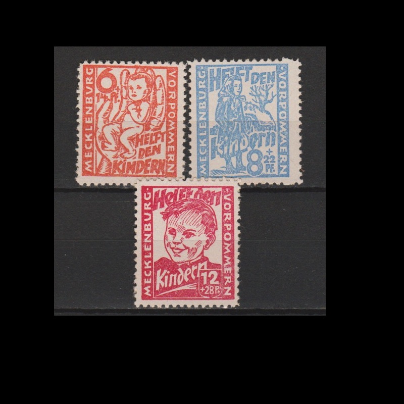 Duitsland 1945 Rusische Zone 26-28