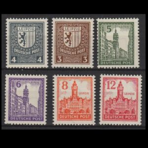 Duitsland 1946 Rusische Zone 150-155Y