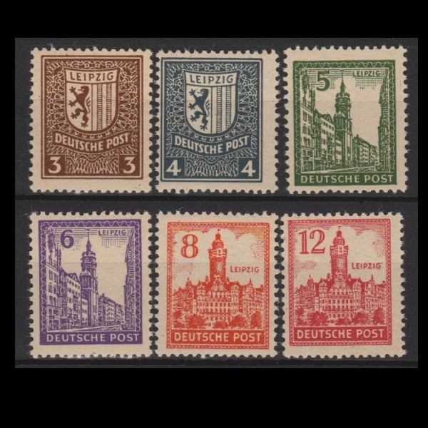 Duitsland 1946 Rusische Zone 156-161x