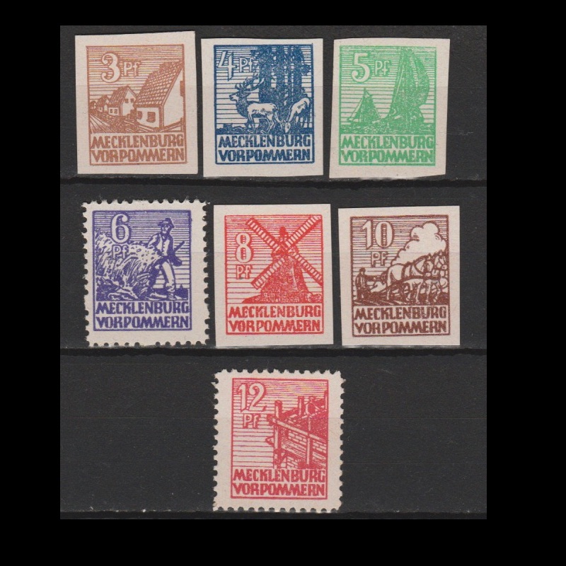 Duitsland 1946 Rusische Zone 29-36x