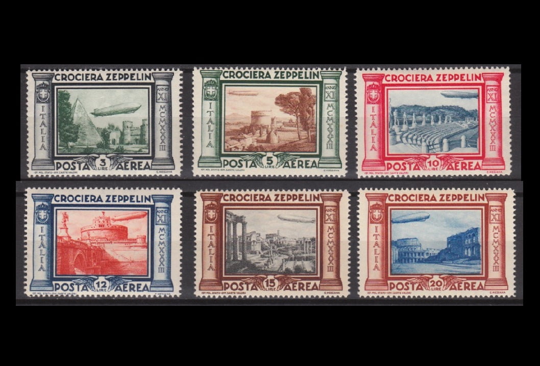 Italië 1933 Luchtpost 45-50