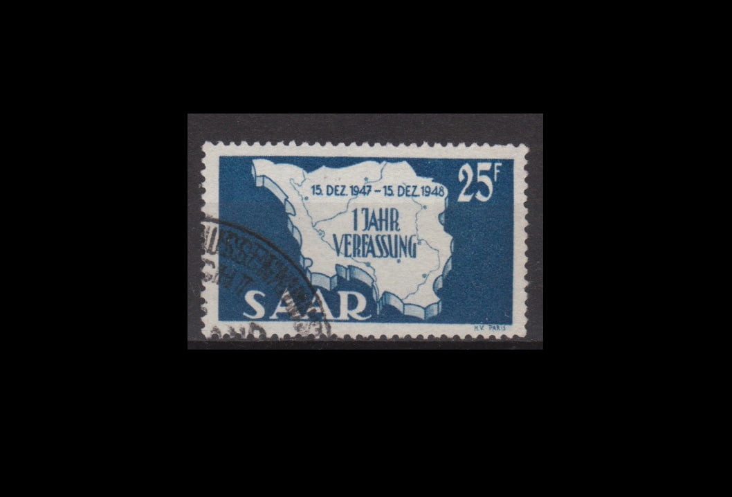 Duitsland 1948 Saar 261 gestempeld
