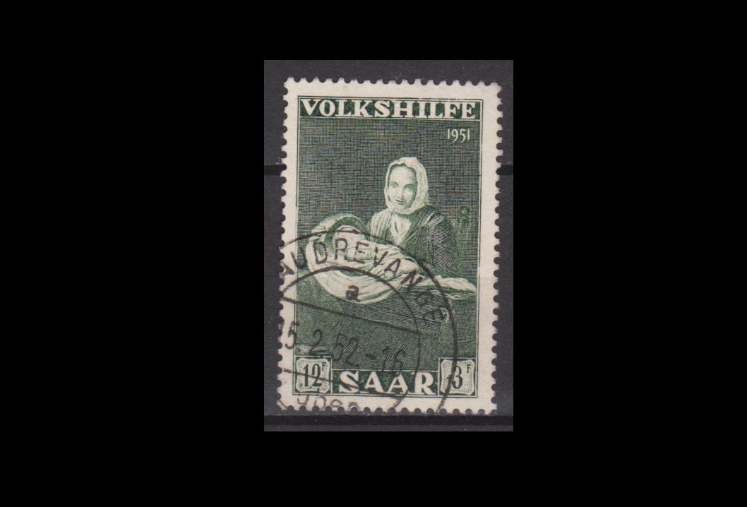 Duitsland 1951 Saar 309 gestempeld