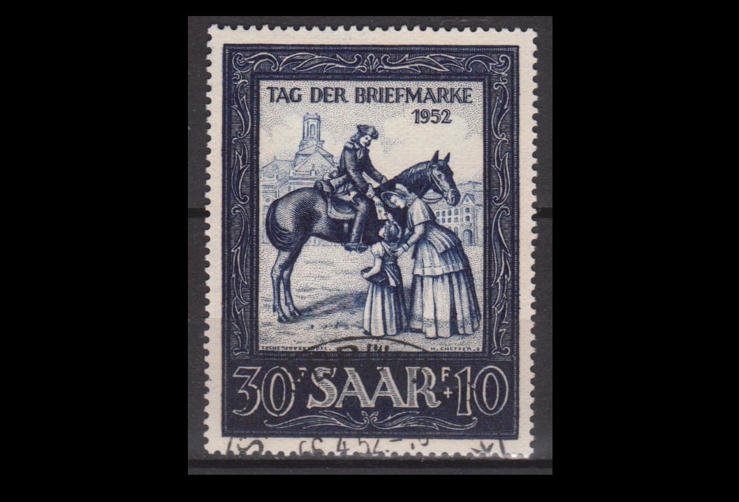 Duitsland 1952 Saar 316 gestempeld