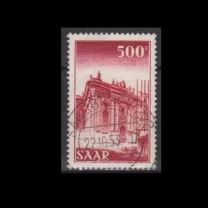 Duitsland 1952 Saar 337 gestempeld