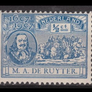 Nederland 1907 87 Plaatfout PM2