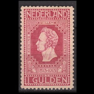 Nederland 1913 98 Plaatfout PM ongebruikt