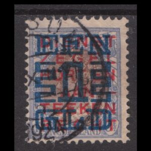 Nederland 1923 133 Plaatfout PM2 gestempeld