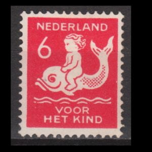 Nederland 1929 227 Plaatfout PM1 zonder gom