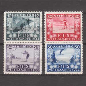 Oostenrijk 1933 551-554 FIS