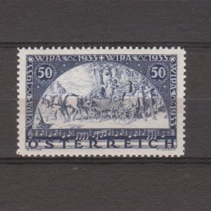 Oostenrijk 1933 555 A WIPA op wit papier