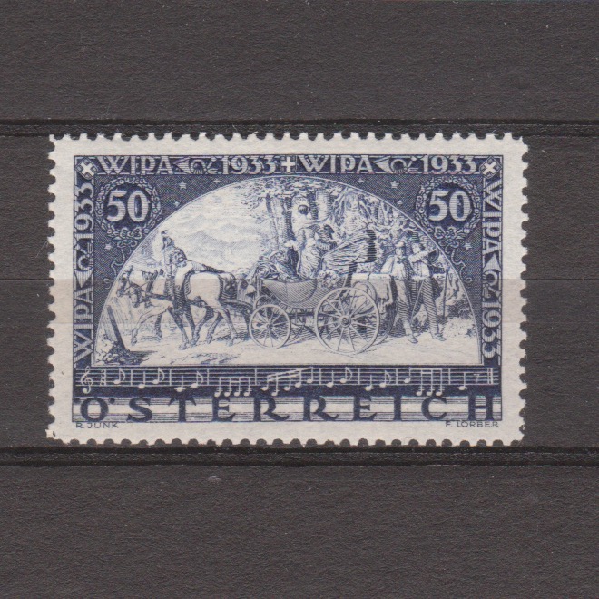 Oostenrijk 1933 555 A WIPA op wit papier