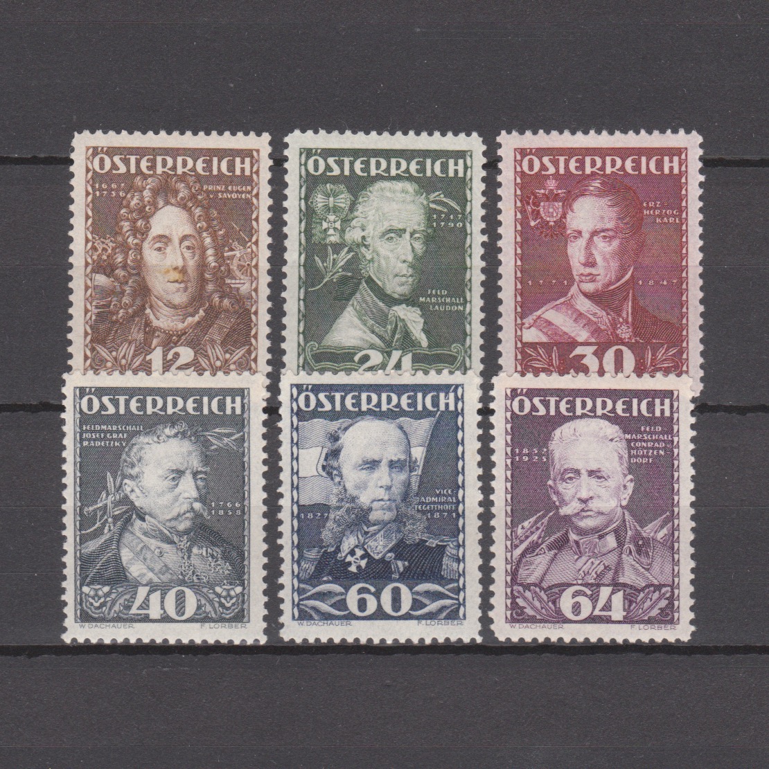 Oostenrijk 1935 617-622