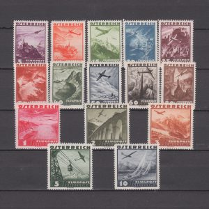 Oostenrijk 1935 Luchtpost 598-612