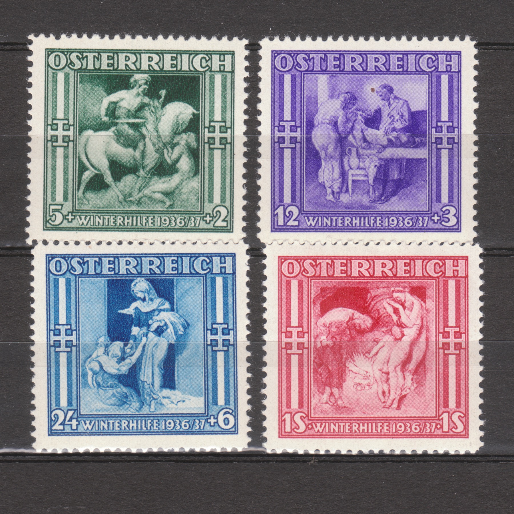 Oostenrijk 1936 628-631