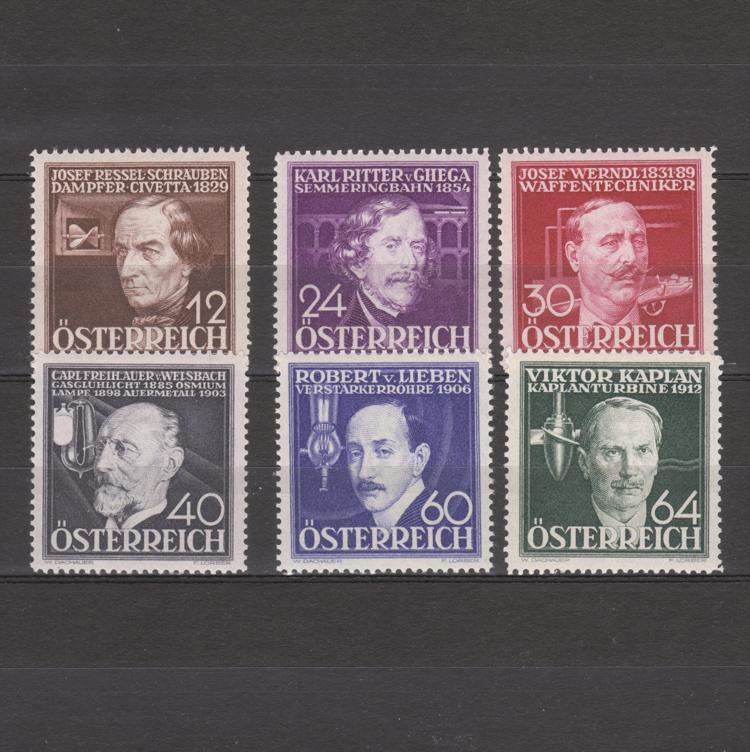 Oostenrijk 1936 632-637