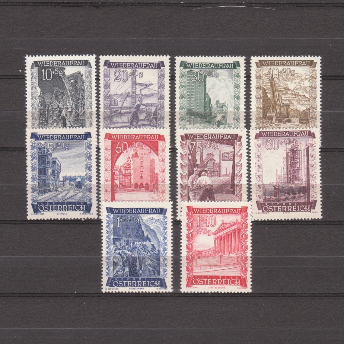 Oostenrijk 1948 858-867