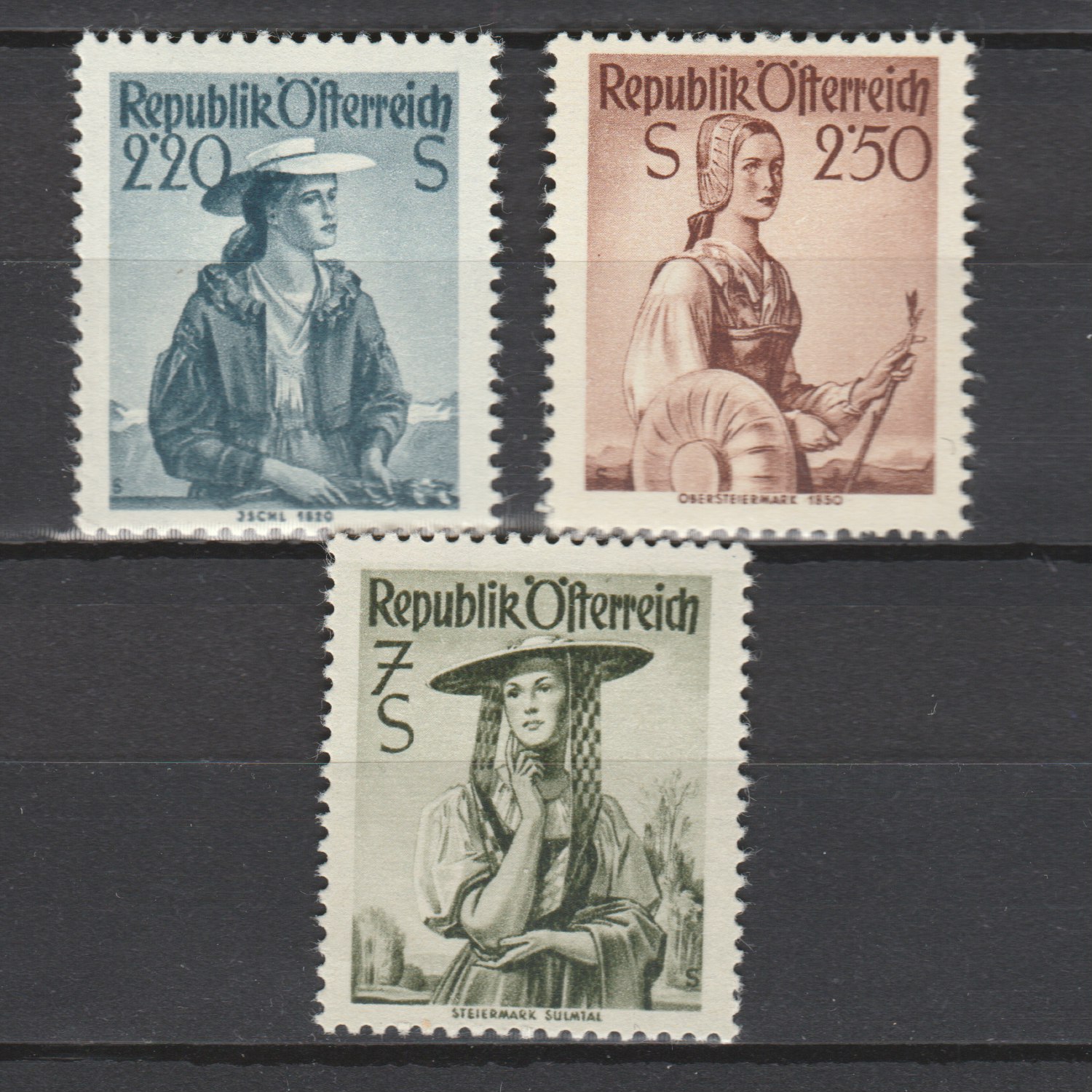 Oostenrijk 1952 978-980