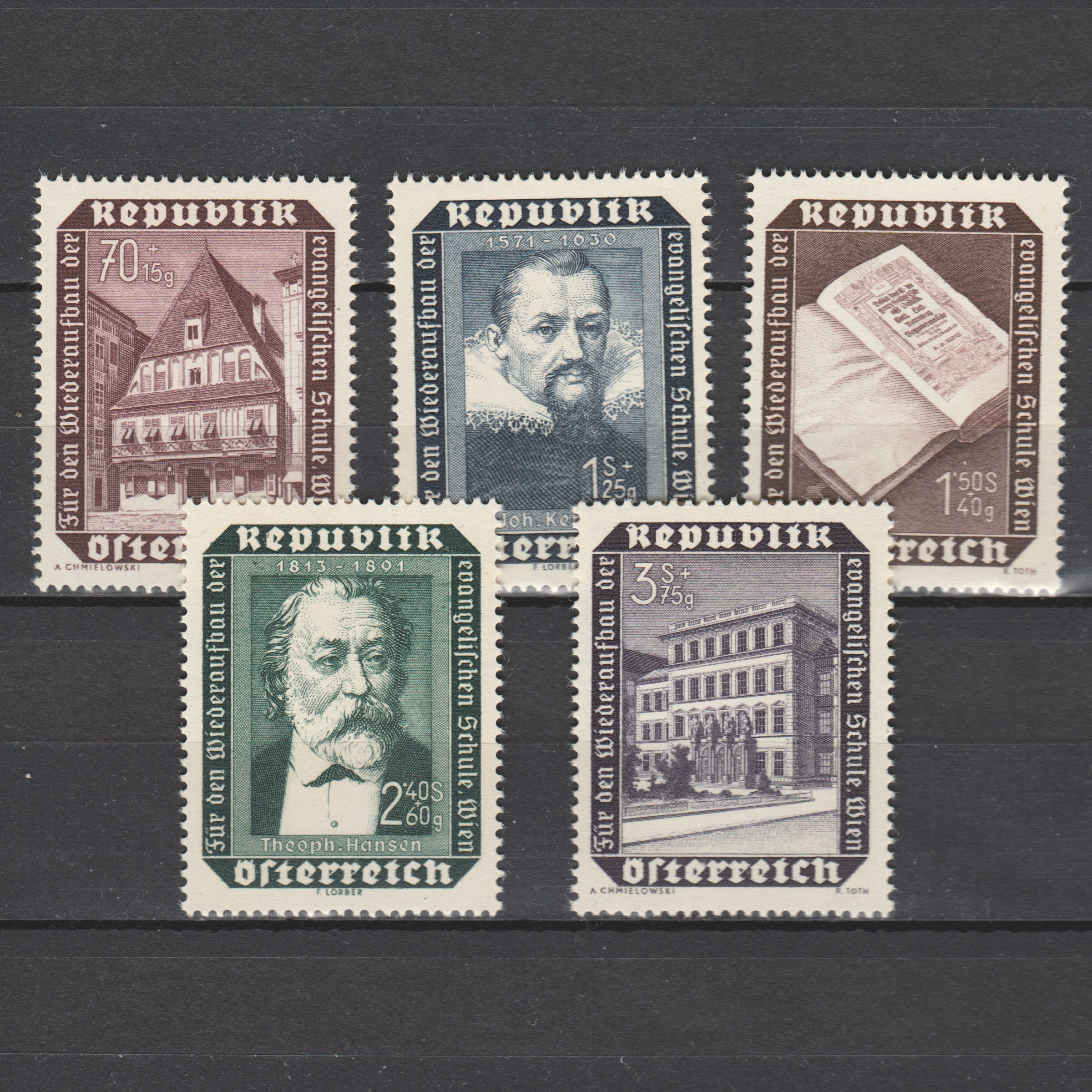 Oostenrijk 1953 989-993