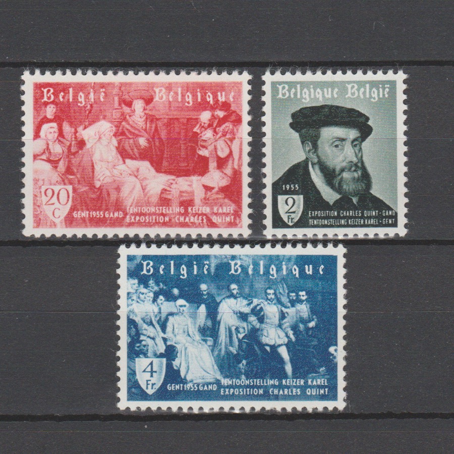 België 1955 964-966 Keizer Karel V