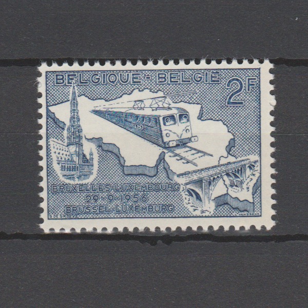 België 1956 996 Spoorlijn Brussel-Luxemburg