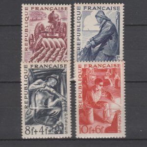 Frankrijk 1949 823-826