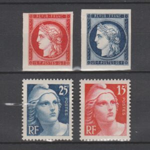 Frankrijk 1949 830-833